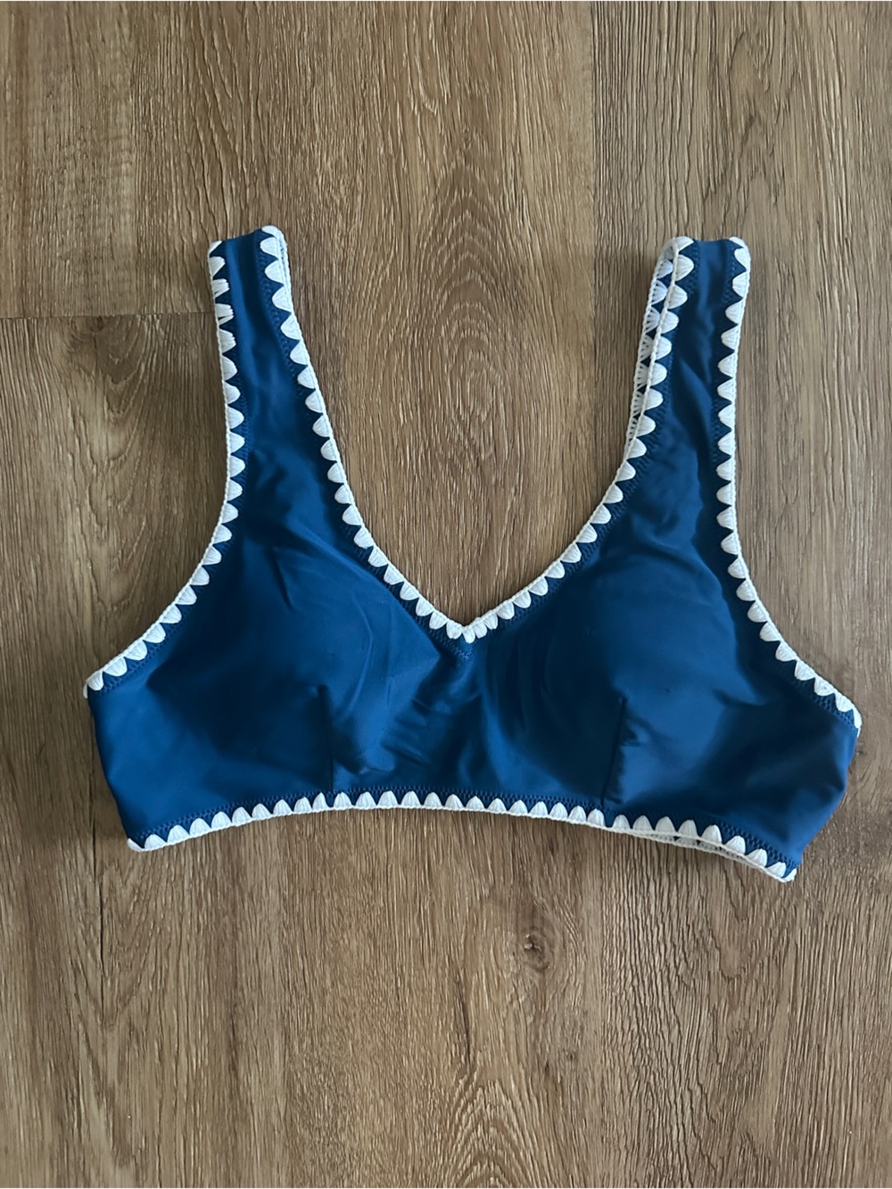 Cupshe Blue Bikini Top